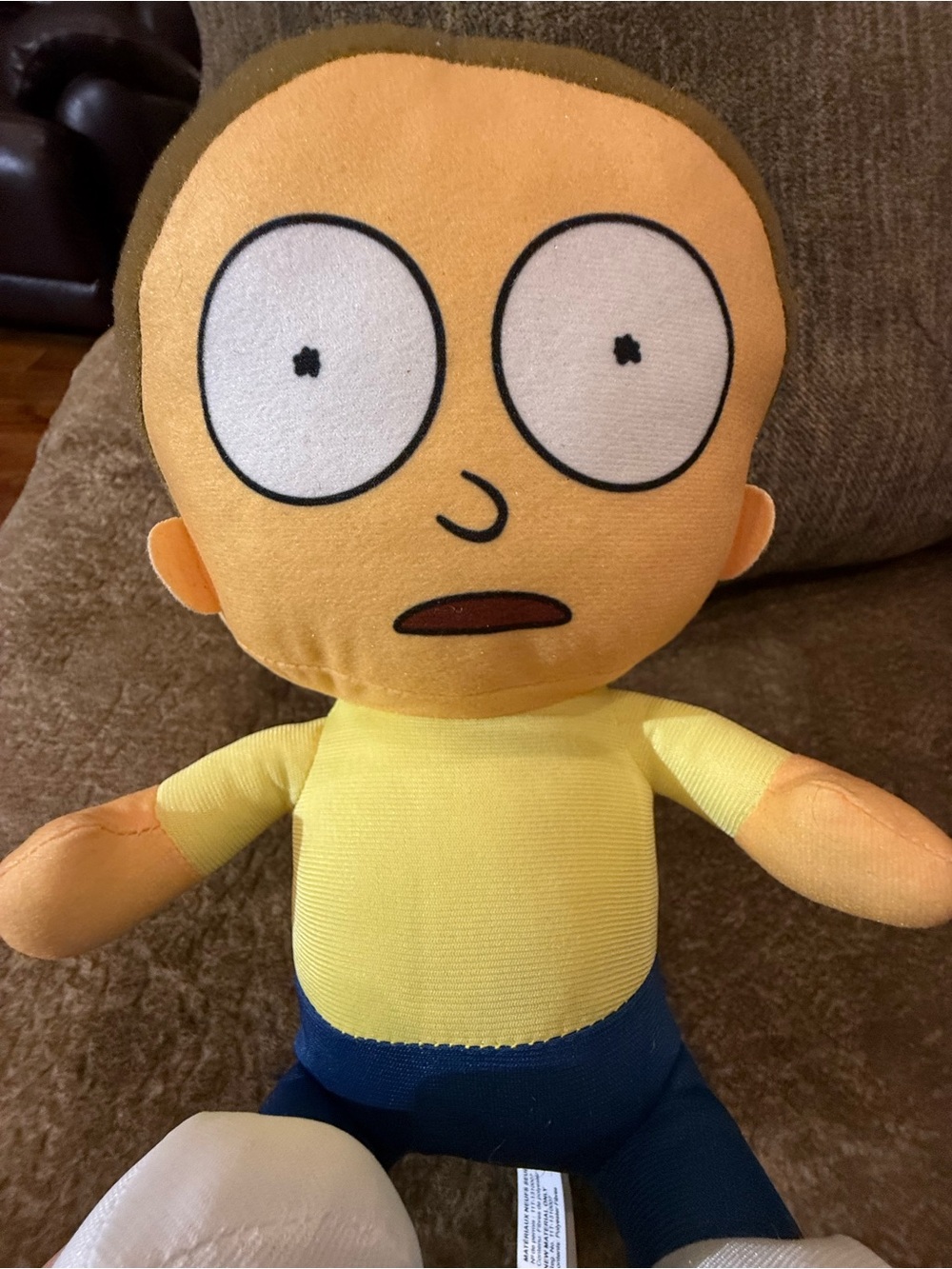 Rick and Morty (Morty Smith) Plush 10” Cartoon Network 2022 Factory/Adult Swim - Picture 11 of 12